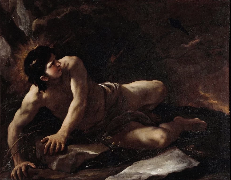 La tentazione di San Benedetto - Museo dell'Abbazia, Montecassino